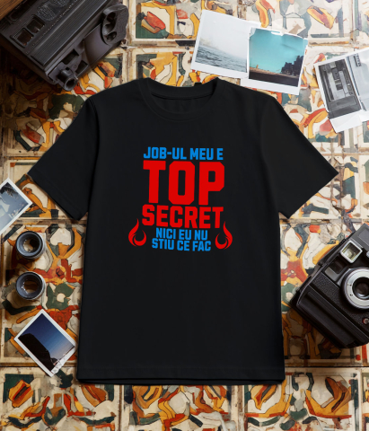 Tricou Femei, Barbati, Copii, Fata, Baiat, Unisex Personalizat Design Haios – Flăcări, Procrastinare și Meserie în Stil Amuzant [2]