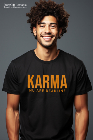 Tricou Femei, Barbati, Copii, Fata, Baiat, Unisex Personalizat „Cadouri personalizate cu zicale amuzante și glume despre karma și ghinion pentru familie și prieteni” [1]