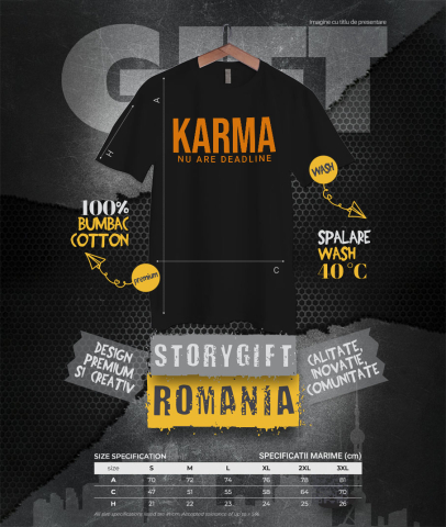 Tricou Femei, Barbati, Copii, Fata, Baiat, Unisex Personalizat „Cadouri personalizate cu zicale amuzante și glume despre karma și ghinion pentru familie și prieteni” [3]