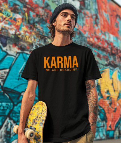 Tricou Femei, Barbati, Copii, Fata, Baiat, Unisex Personalizat „Cadouri personalizate cu zicale amuzante și glume despre karma și ghinion pentru familie și prieteni” [1]