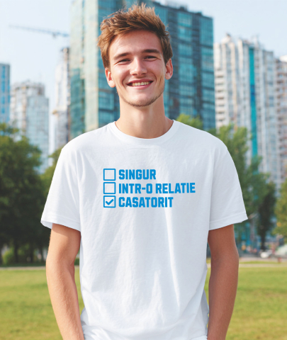 Tricou Femei, Barbati, Copii, Fata, Baiat, Unisex Personalizat Cadou Personalizat Căsătorie | Iubire și Familie | Intr-o Relație Căsătorit | Cadou Cuplu Fericit [1]