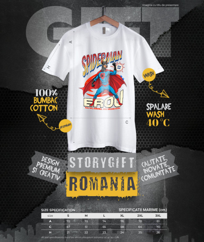 Tricou Femei, Barbati, Copii, Fata, Baiat, Unisex Personalizat Doberman Pinscher în Costum Spider-Man - Cadou Personalizat pentru Copii și Familie [3]
