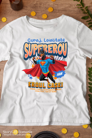 Tricou Femei, Barbati, Copii, Fata, Baiat, Unisex Personalizat Doberman Pinscher în Costum de Superman – Produse Personalizate pentru Copii și Familie [2]