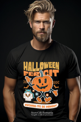 Tricou Femei, Barbati, Copii, Fata, Baiat, Unisex Personalizat Dovleac de Halloween Vesel | Halloween Fericit și Distracție pentru Toată Familia [1]