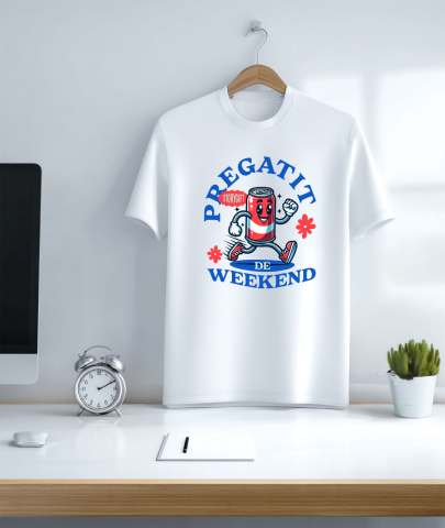 Tricou Femei, Barbati, Copii, Fata, Baiat, Unisex Personalizat „Doza de Suc Veselă Personalizată - Cadou Weekend pentru Alergare și Relaxare” [2]