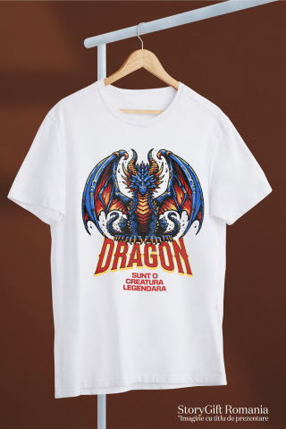Tricou Femei, Barbati, Copii, Fata, Baiat, Unisex Personalizat Costum Dragon Albastru Legendă - Creatură Din Jocuri Animate [2]