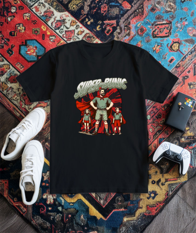 Tricou Femei, Barbati, Copii, Fata, Baiat, Unisex Personalizat Tricou Personalizat Super Bunic – Cadou Unic pentru Familie și Nepoți [2]