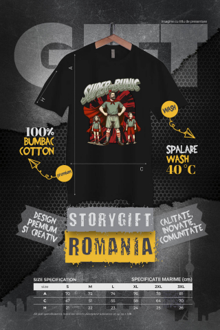 Tricou Femei, Barbati, Copii, Fata, Baiat, Unisex Personalizat Tricou Personalizat Super Bunic – Cadou Unic pentru Familie și Nepoți [3]