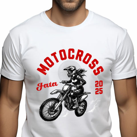 Tricou Femei, Barbati, Copii, Fata, Baiat, Unisex Personalizat Fată Motociclistă – Pasiune pentru Motocross și Adrenalină