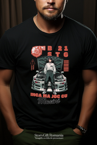 Tricou Femei, Barbati, Copii, Fata, Baiat, Unisex Personalizat Fată Anime – Ținută Stradală și Pasiune pentru Curse Ilegale [1]