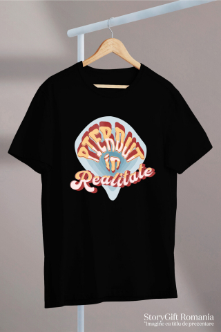 Tricou Femei, Barbati, Copii, Fata, Baiat, Unisex Personalizat Pierdut în Realitate – Tricou Personalizat cu Mesaj Horror [2]