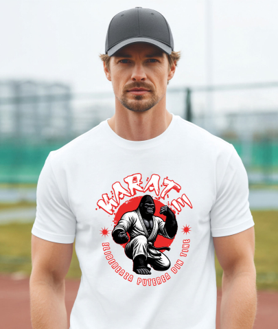 Tricou Femei, Barbati, Copii, Fata, Baiat, Unisex Personalizat Gorila Karate – Design Motivațional Arte Marțiale și Luptă [1]