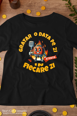 Tricou Femei, Barbati, Copii, Fata, Baiat, Unisex Personalizat Produse personalizate pentru iubitorii de grătar | Cadouri amuzante cu paletă și flăcări [2]