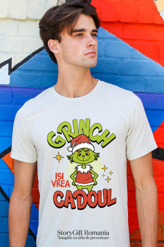 Tricou Femei, Barbati, Copii, Fata, Baiat, Unisex Personalizat Grinch În Costum Moș Crăciun - Cadouri Haioase pentru Crăciun [1]