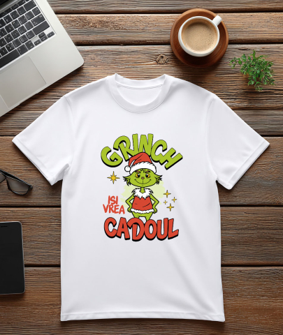 Tricou Femei, Barbati, Copii, Fata, Baiat, Unisex Personalizat Grinch În Costum Moș Crăciun - Cadouri Haioase pentru Crăciun [2]