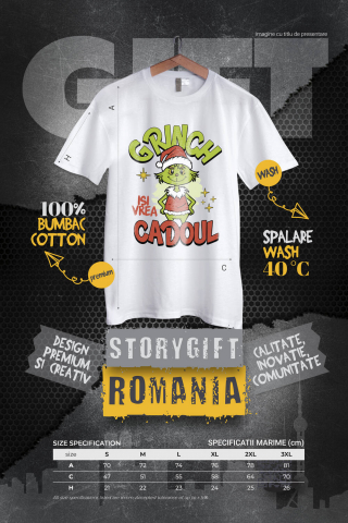 Tricou Femei, Barbati, Copii, Fata, Baiat, Unisex Personalizat Grinch În Costum Moș Crăciun - Cadouri Haioase pentru Crăciun [3]