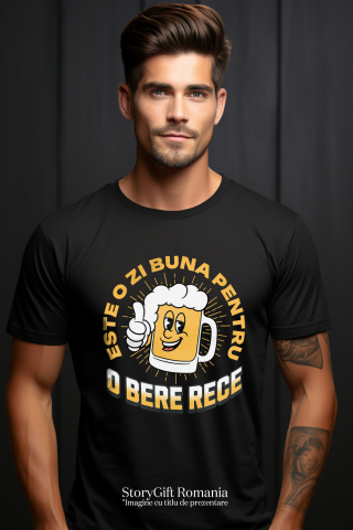 Tricou Femei, Barbati, Copii, Fata, Baiat, Unisex Personalizat „Halba de Bere Veselă Personalizată - Cadou Perfect pentru Iubitorii de Bere” [1]