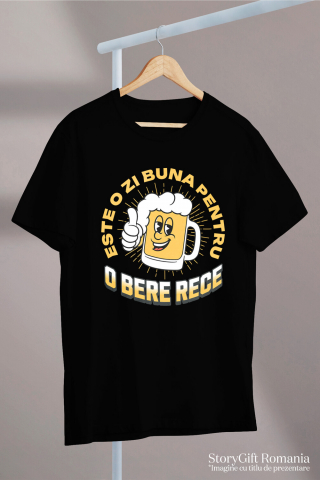 Tricou Femei, Barbati, Copii, Fata, Baiat, Unisex Personalizat „Halba de Bere Veselă Personalizată - Cadou Perfect pentru Iubitorii de Bere” [2]