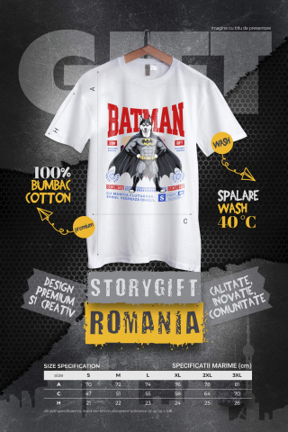 Tricou Femei, Barbati, Copii, Fata, Baiat, Unisex Personalizat Husky Siberian În Costum de Batman – Câine Supererou pentru Copii și Iubitorii de Animale [3]