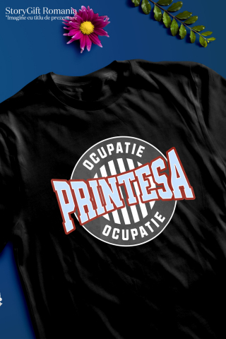 Tricou Femei, Barbati, Copii, Fata, Baiat, Unisex Personalizat Insignă Iluzie Optică – Prințesă, Regalitate, Umor Haioas [2]