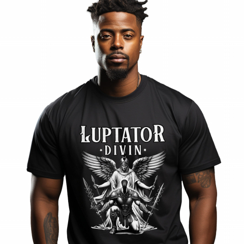 INGERI - Tricou Femei, Barbati, Copii, Fata, Baiat, Unisex Personalizat Inger Samurai cu Aripi - Statuie Motivatională pentru Bărbați și Femei