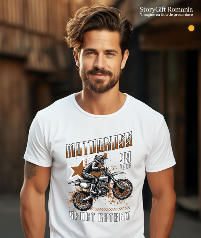 Tricou Femei, Barbati, Copii, Fata, Baiat, Unisex Personalizat Iubitor de Motocross – Aventura și Pasiunea Sportului Extrem [1]