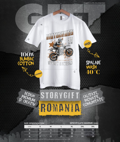 Tricou Femei, Barbati, Copii, Fata, Baiat, Unisex Personalizat Iubitor de Motocross – Aventura și Pasiunea Sportului Extrem [3]