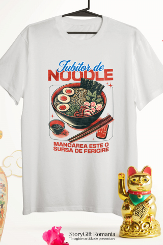 Tricou Femei, Barbati, Copii, Fata, Baiat, Unisex Personalizat Supă ramen personalizată cu ou și legume – Cadou perfect pentru iubitorii de mâncare asiatică și anime [2]