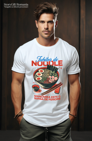 Tricou Femei, Barbati, Copii, Fata, Baiat, Unisex Personalizat Supă ramen personalizată cu ou și legume – Cadou perfect pentru iubitorii de mâncare asiatică și anime [1]