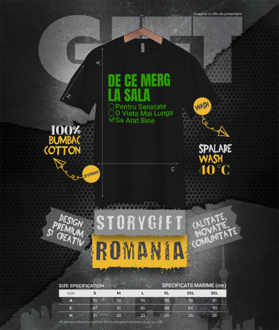 Tricou Femei, Barbati, Copii, Fata, Baiat, Unisex Personalizat Iubitorii de Sport - Tricou Personalizat cu Mesaj Haios și Motivațional [3]