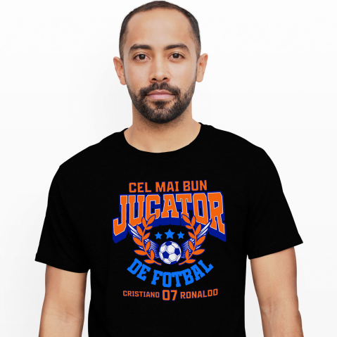 Sport - Tricou Femei, Barbati, Copii, Fata, Baiat, Unisex Personalizat Mingi Fotbal Personalizate pentru Copii și Familii - Cadouri Sportive Unice