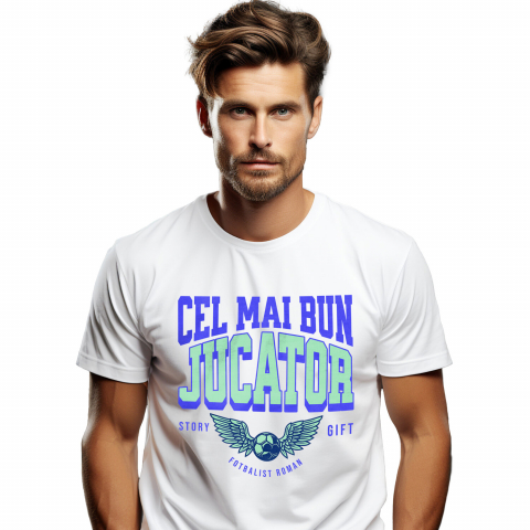 Tricou Femei, Barbati, Copii, Fata, Baiat, Unisex Personalizat Minge fotbal personalizată cu aripi de înger pentru copii, tati și prieteni - Cadouri personalizate pentru familie