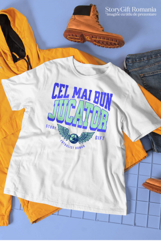 Tricou Femei, Barbati, Copii, Fata, Baiat, Unisex Personalizat Minge fotbal personalizată cu aripi de înger pentru copii, tati și prieteni - Cadouri personalizate pentru familie [2]