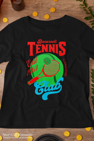 Tricou Femei, Barbati, Copii, Fata, Baiat, Unisex Personalizat Cadouri Personalizate pentru Iubitorii de Tenis – Tricouri, Hanorace și Accesorii Unice [2]