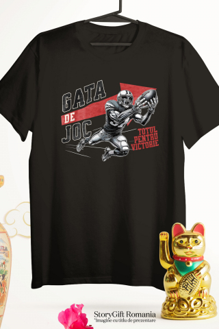 Tricou Femei, Barbati, Copii, Fata, Baiat, Unisex Personalizat Jucător de Fotbal American – Design Sportiv pentru Cadouri Personalizate [2]