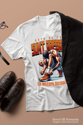 Tricou Femei, Barbati, Copii, Fata, Baiat, Unisex Personalizat Jucător Profesionist de Baschet – Pregătire și Determinare Sportivă [2]