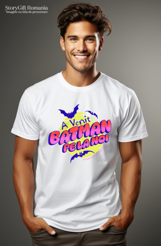 Tricou Femei, Barbati, Copii, Fata, Baiat, Unisex Personalizat Lilieci Horror și Batman | Cadouri Personalizate Halloween pentru Familie și Copii [1]