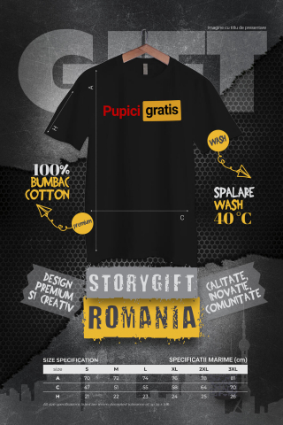 Tricou Femei, Barbati, Copii, Fata, Baiat, Unisex Personalizat Logo Haios Roșu Galben cu Mesaje de Dragoste și Pupici - Cadouri Personalizate Amuzante pentru Familie și Prieteni [3]