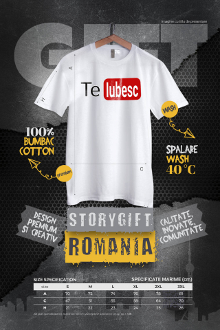 Tricou Femei, Barbati, Copii, Fata, Baiat, Unisex Personalizat „Logo Platforma Streaming Video - Cadou Personalizat Iubita, Valentine's Day și Dragobete” [3]