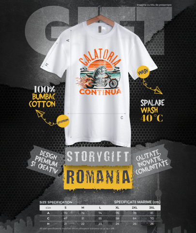 Tricou Femei, Barbati, Copii, Fata, Baiat, Unisex Personalizat Lup Furios pe Motocicletă Puternică – Aventură și Adrenalină [3]