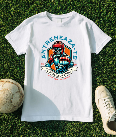 Tricou Femei, Barbati, Copii, Fata, Baiat, Unisex Personalizat Luptător MMA – Motivație, Forță și Spirit de Competitie [2]