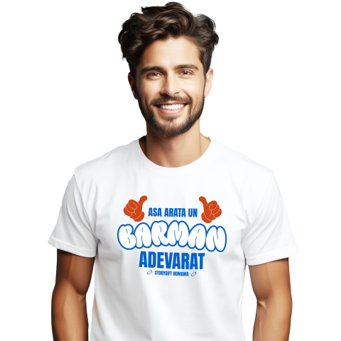 Bauturi - Tricou Femei, Barbati, Copii, Fata, Baiat, Unisex Personalizat „Cană Personalizată „Semn OK” - Cadou pentru Barmani Adevărați și Iubitorii de Băuturi”