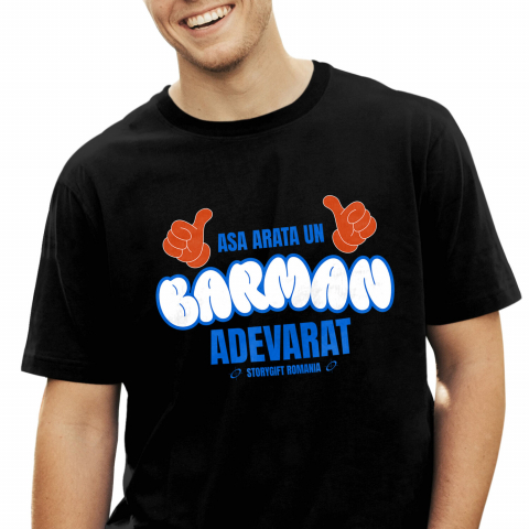 bauturi - Tricou Femei, Barbati, Copii, Fata, Baiat, Unisex Personalizat „Cană Personalizată „Semn OK” - Cadou pentru Barmani Adevărați și Iubitorii de Băuturi”