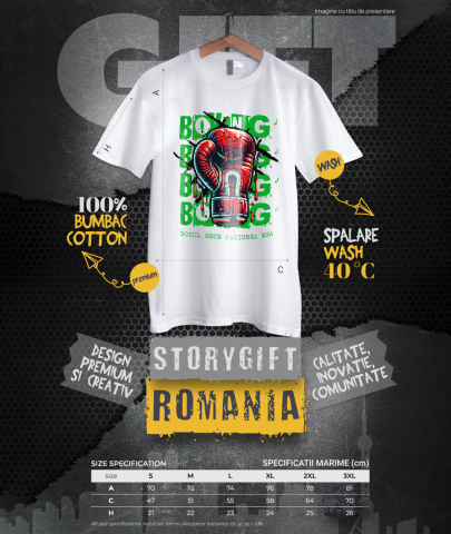 Tricou Femei, Barbati, Copii, Fata, Baiat, Unisex Personalizat Mănuși de Box și Cadouri Personalizate – Motivație și Determinare în Sport [3]