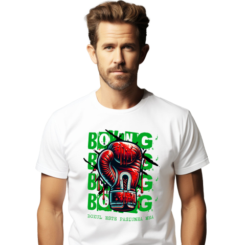 Sport - Tricou Femei, Barbati, Copii, Fata, Baiat, Unisex Personalizat Mănuși de Box și Cadouri Personalizate – Motivație și Determinare în Sport