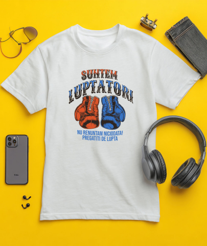 Tricou Femei, Barbati, Copii, Fata, Baiat, Unisex Personalizat Mănuși Box Colorate – Sport de Contact și Distracție pentru Meciuri și Luptători [2]