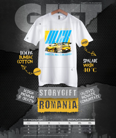 Tricou Femei, Barbati, Copii, Fata, Baiat, Unisex Personalizat Mașină De Lux – Performanță și Viteză Pentru Pasionați Auto [3]