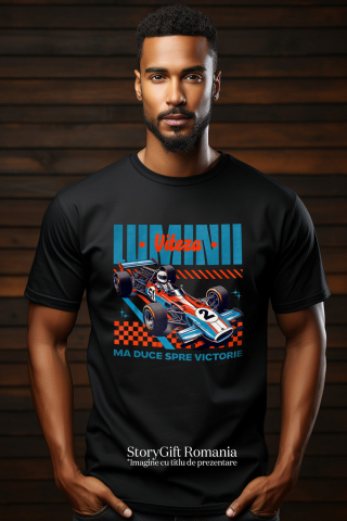 Tricou Femei, Barbati, Copii, Fata, Baiat, Unisex Personalizat Mașină De Curse Formula 1 – Viteză, Adrenalină și Performanță [1]