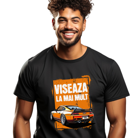 Tricou Femei, Barbati, Copii, Fata, Baiat, Unisex Personalizat Mașină De Curse Tunată – Putere, Viteză și Motivație