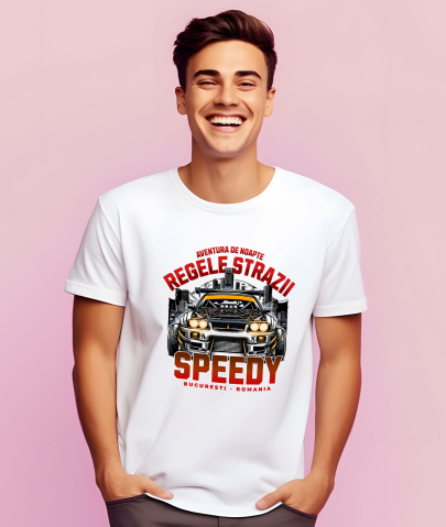 Tricou Femei, Barbati, Copii, Fata, Baiat, Unisex Personalizat Tricou Regele Curse Ilegale – Mașină Fără Capotă pentru Fanii Motorsportului [1]